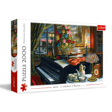 Trefl Sounds Of Music 2000 Piece Jigsaw Puzzle Red 38'X27' Print, Diy Puzzle, Creative Fun, Classic Puzzle For Adults And Children From 15 Years Old