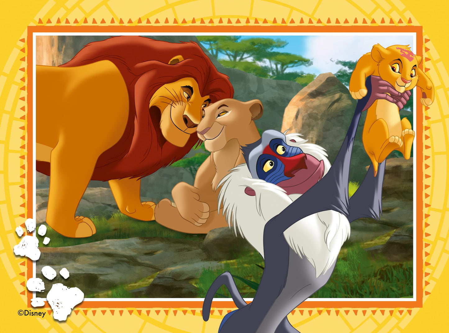 Ravensburger - Puzzle: The Lion King  Puzzle 3 Years or Older  Puzzles Children 3 Years  Kids Puzzle  Gift Child 3 Years  Ravensburger Puzzle  4 puzzles for children 3 years  12004025