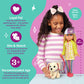 Glitter Girls - 14-Inch Doll & Pet - Blue Eyes & Blonde Hair-Plush Golden Retriever Pup - 3 Years + - Lora & Cleo