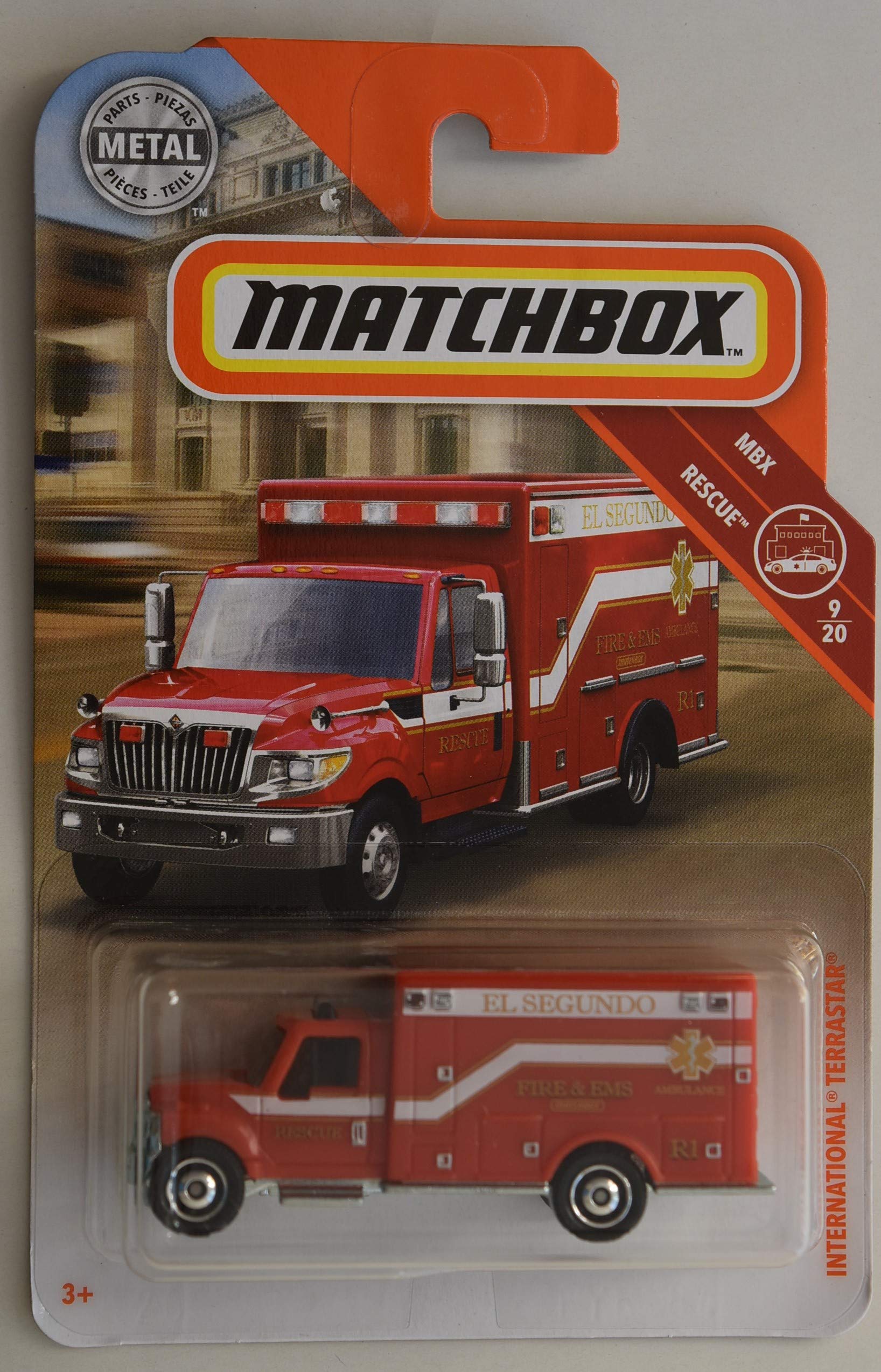 Matchbox Rescue Series International TERRASTAR 9/20, RED – Toytooth