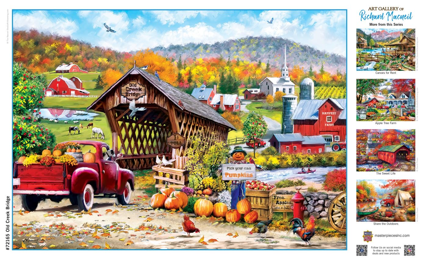Old Creek Bridge 1000 Pc