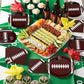 Bqk 96 Pcs Football Plates And Napkins Party Supplies Football Birthday Party Decorations Football Party Supplies Football Party