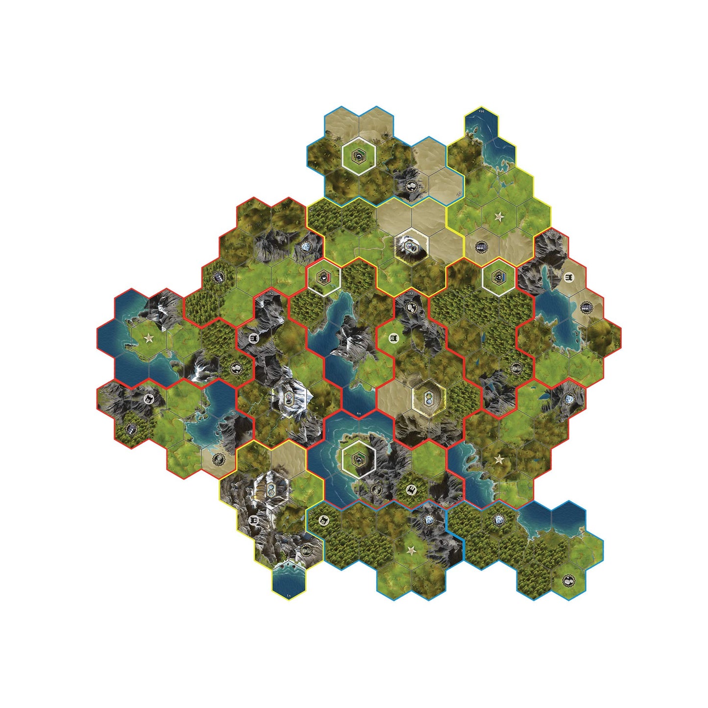 Asmodee Civilization: A New Dawn Board Game, Strategy Game for 2-4 Players, Ages 14+, Medium Size, Paper Material