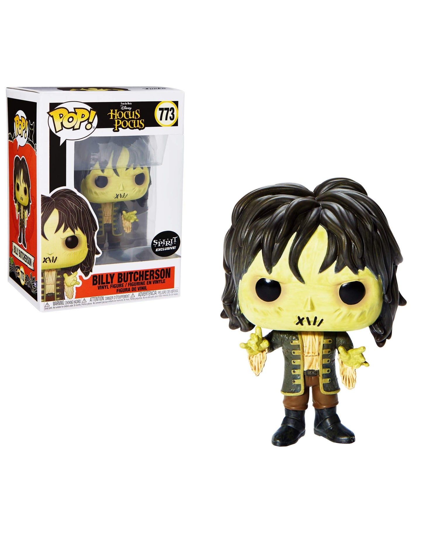 Funko Hocus Pocus Billy Butcherson POP! Figure - Sand Vinyl Collectible, Model 889698496841