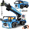 Dolive Remote Control Building Toys For 7-9 Year Old Boys, 2-In-1 Technic Vehicle Building Kits For Kids 8-12, Construction Erec