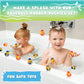 Sports-Themed Rubber Duckies - Rubber Ducky Bath Toy Set, 2'' Hockey, Baseball, Football, Basketball, and Soccer Mini Rubber Duc
