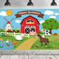 5X3Ft Farm Backdrop Farm Birthday Party Supplies Farm Animal Party Decorations Supply Happy Birthday Large Farm Photography Back