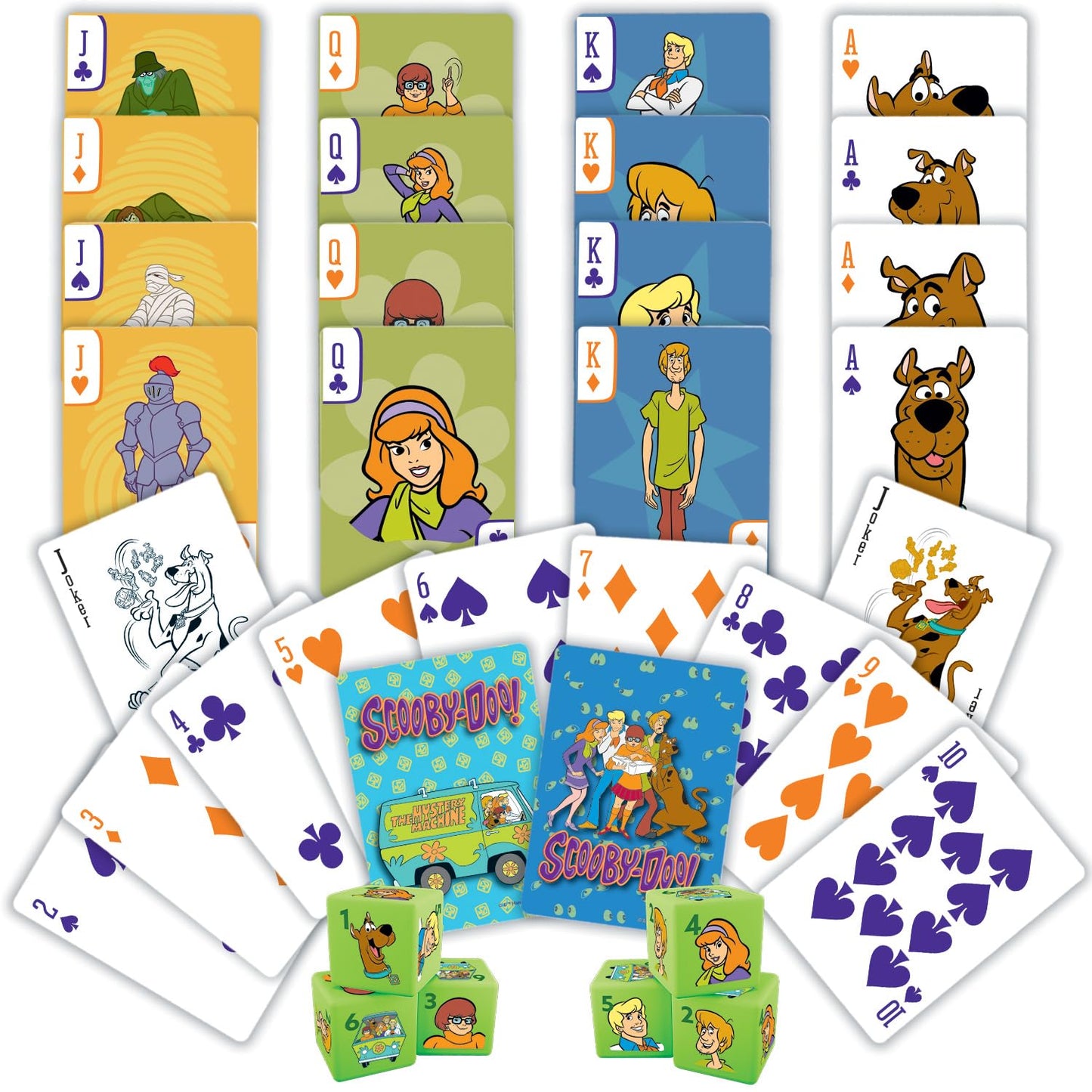 MasterPieces Scooby Doo 2-Pack Playing Cards & Dice Set