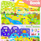 Benresive Reusable Sticker Book For Toddlers 2-4 Years, 3 Sets Travel Stickers For Kids, Waterproof Sticker Books For Toddlers 1-3, Crafts Activities For Todddlers 1-3 2-4 3-5