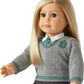 American Girl 18-inch Harry Potter Doll Slytherin Outfit, Gray/Green/Silver Sweater, Tie, Scarf - Model HLH33, Ages 6+
