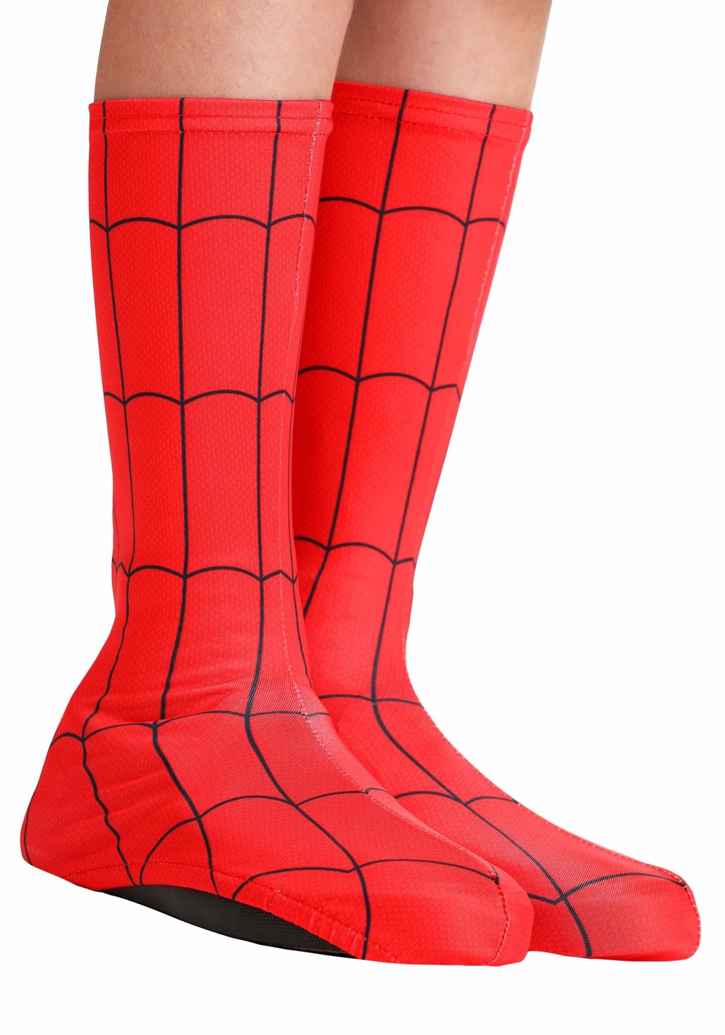 Spider-Man Toddler Costume Boot Covers | Superhero Accessories Standard Red