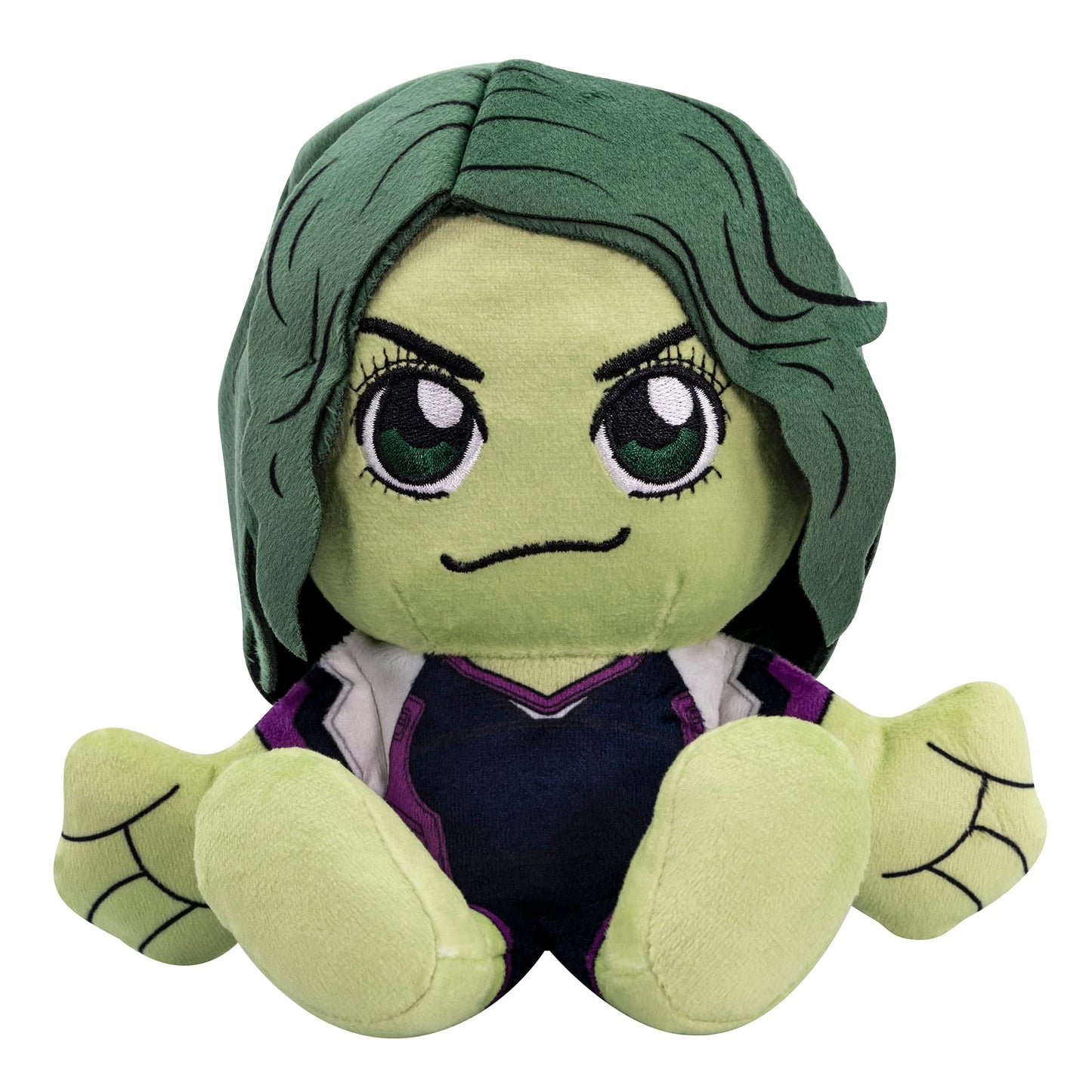 Bleacher Creatures Marvel She Hulk 8' Kuricha Sitting Plush- Soft Chibi Inspired Toy