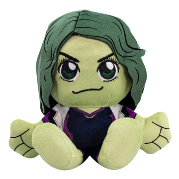 Bleacher Creatures Marvel She Hulk 8' Kuricha Sitting Plush- Soft Chibi Inspired Toy