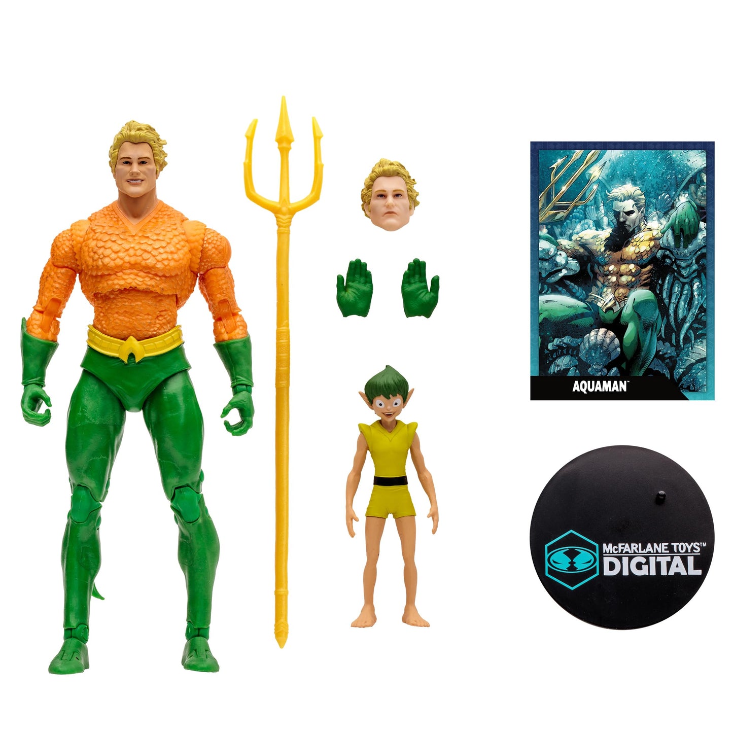 Mcfarlane Toys - Dc Direct Aquaman (Dc Classic) 7In Action Figure With Digital Collectible