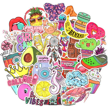 Qtl Vsco Stickers For Teen Girls Cute Stickers For Hydroflask Waterproof Stickers For Tween Girls Laptop Stickers For Teen Girls