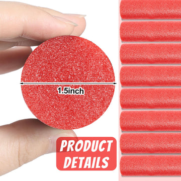 Kathfly 12 Pcs Floating Pool Noodles Foam Tube 1.5 X 35 Inches Floating Foam Tube Round Solid Noodle For Adults Swimming Craft Project(Red)