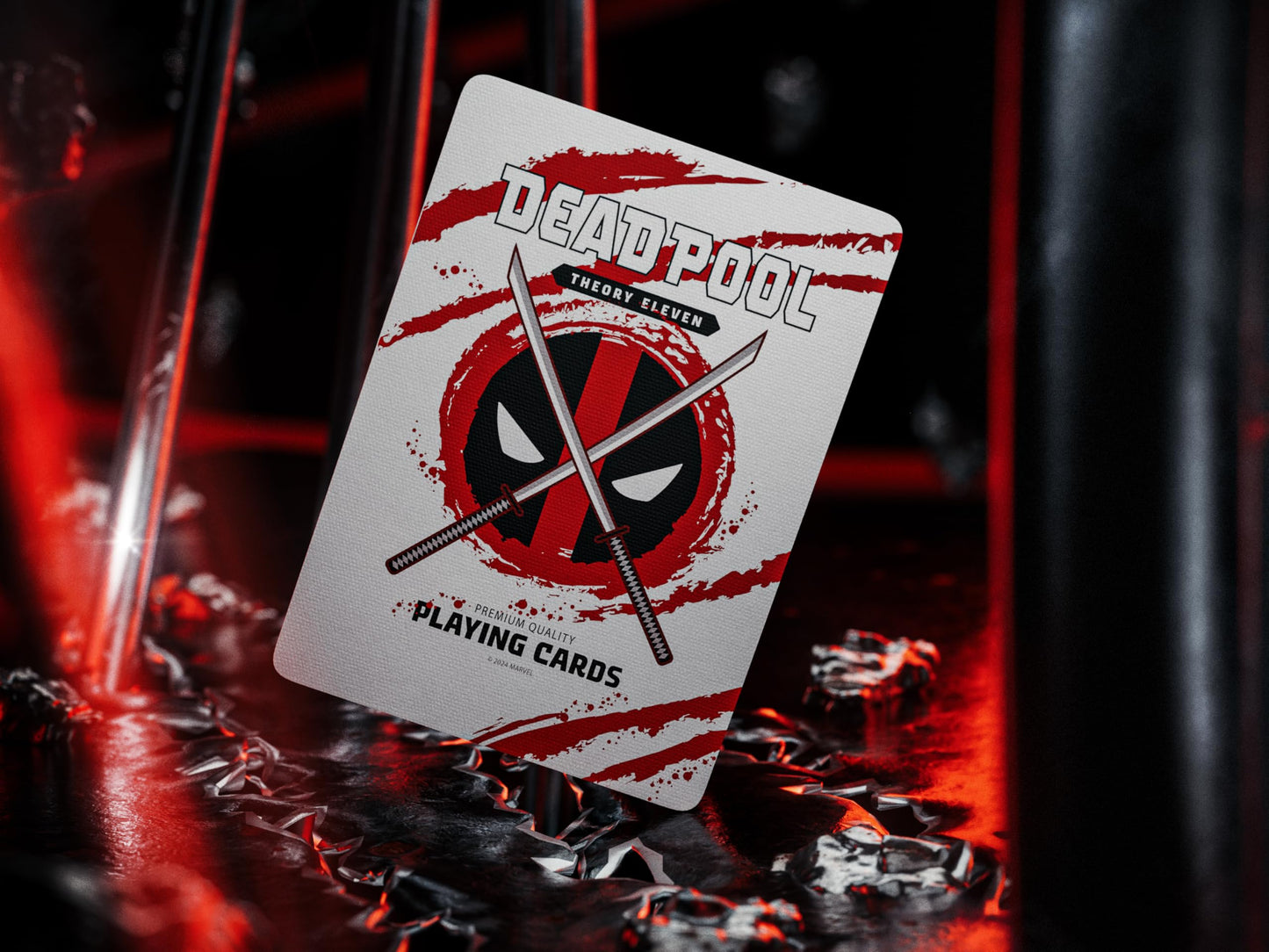 Deadpool enhanced Playing Cards