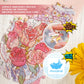 Momibook Puzzles For Adults 1000 Piece Jigsaw Puzzles Of All Flowers Come To You, Painting Image Difficult Challenging Hard Impo