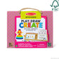 Melissa & Doug Natural Play: Play, Draw, Create Reusable Drawing & Magnet Kit - Princesses (54 Magnets, 5 Dry-Erase Markers) - F