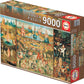 Educa 9,000 Piece Puzzle - The Garden of Earthly Delights, Cardboard, Model 14831