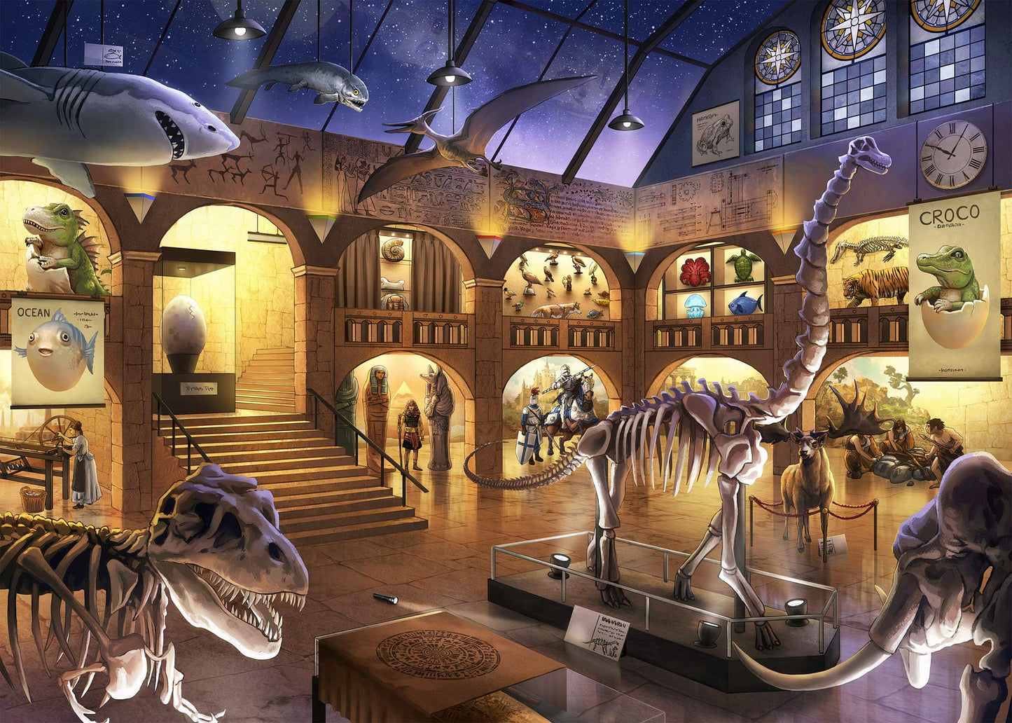 Ravensburger Museum Mysteries Escape Puzzle - 368 Piece Jigsaw For Kids | Exciting Storyline | Mathematical Riddles | Quality Materials | Climate Pledge Friendly