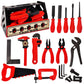 Funblast Pretend Play Tool Kit For Kids  22 Pieces Diy Construction Workshop Set With Carrying Box, Role Play Engineering Toys 