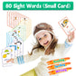 Hoqeewipe Preschool Learning Activities - 60 Reusable Cards, Pre-K Kindergarten Workbook, Autism Supplies Montessori Educational