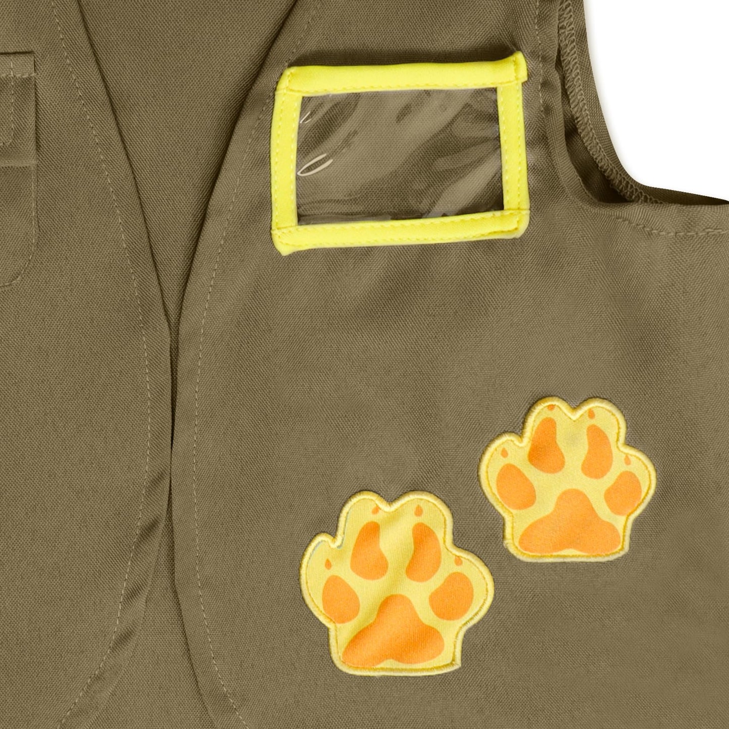 Ikali Kids Girls Zoo Keeper Costume Tiger Print Explorering Kit With Safari Vest & Hat