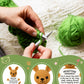 DGPLUS Optimistic Kangaroo Crochet Animal Figurine - Handmade Emotional Support Gift | Cute Motivational Gift for Women, Girls,
