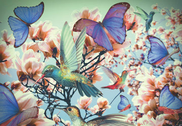 Ravensburger Puzzle Moment: Hummingbird - 300 Piece Jigsaw Puzzle For Adults | Unique Softclick Technology | Vibrant Imagery | Perfect For Relaxation | Ideal Gift Item