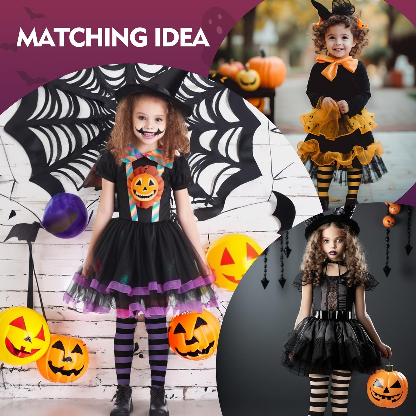 Manzi Girls Colored Striped Tights Toddler Kids Halloween Christmas Costume Pantyhose Witch Striped Leggings Baby Black And Whit