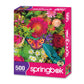 Springbok Spring Fever 500 Piece Jigsaw Puzzle For Adults - Colorful Butterfly And Flowers - Relaxing Puzzle With Unique Precision Fit Pieces - Finished Size 20' X 20'