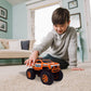 Maxx Action Monster Truck - Motorized Orange Truck with Lights & Sounds for Boys and Girls 3+, Model 320441, Plastic Material