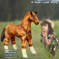 Jet Creations Inflatable Horse 38 L x 30 H - Golden Brown Blow Up Animal Toy for Kids Ages 3+ - Halloween, Fall & Western Party,