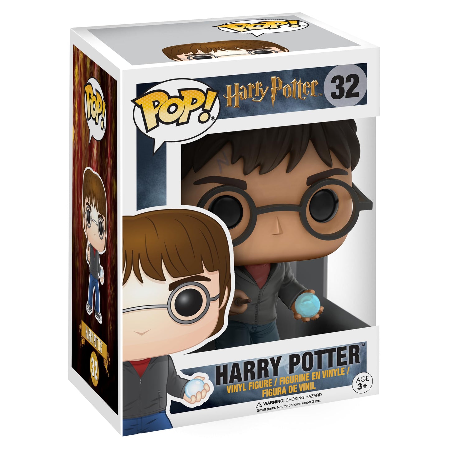 Funko Harry Potter Harry W/Prophecy (Bd) Pop Figure, Gray