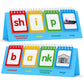 Cvcc & Ccvc Flip Charts, 40 Words Builder Phonic Games Freestanding Flip Chart Manipulative Spelling Toy Educational Learning Tool For Student Teacher School Supplies