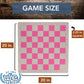 WE Games Vinyl Chess Board - Tournament Roll Up, Pink, Model 052122