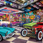 Masterpieces 750 Piece Jigsaw Puzzle For Adults And Family - Collector'S Garage - 18'X24'
