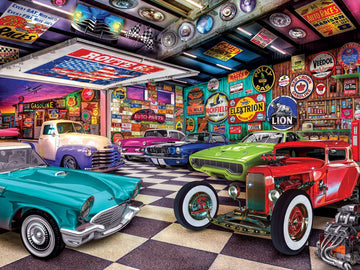 Masterpieces 750 Piece Jigsaw Puzzle For Adults And Family - Collector'S Garage - 18'X24'