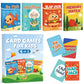 Etyishe Card Games For Kids Toddlers,Go Fish,Old Maid,Slap Jack And Memory Match,4 Decks In 1 Pack,Fun Educational Gard Games Fo