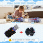 Smzhbf Flip Racers Transformable Cars 4 Pcs Cars For Kids Ages 3-5 Funny Toy Vehicle For Toddlers Pull Back Trucks Cute Christma