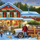 Buffalo Games 500 Piece Jigsaw Puzzle - General Store at Christmas - Multicolor - Challenging Puzzle for Adults - Model 33268