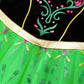 Reliparty Girls Princess Costume Dress Up Green, With Accessories,110