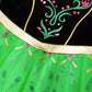Reliparty Girls Princess Costume Dress Up Green, With Accessories,110