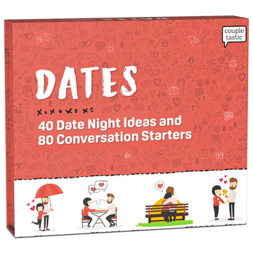 120 Questions And Date Night Ideas For Couples - Date Night Box With Date Night Cards - Fun Date Night Game, Couples Game For Da