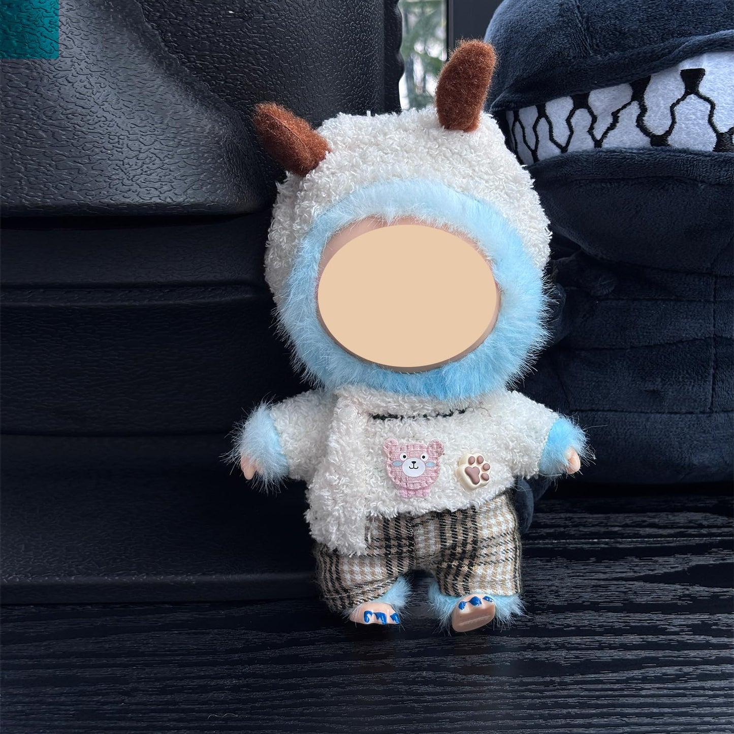 Doll Clothes - Compatible with LBB 5.91-6.7inch(15-17cm) Dolls as Accessories Only  enhanced Dolls Outfit with Accessories  Hand Crocheted Hat  Sweaters  Bag 11