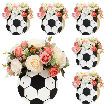 Cinnvoice 6 Pcs Wooden Centerpieces for Tables Baby Shower Decorations Tabletop Boxes Party Favor for Birthday Baby Shower Weddi
