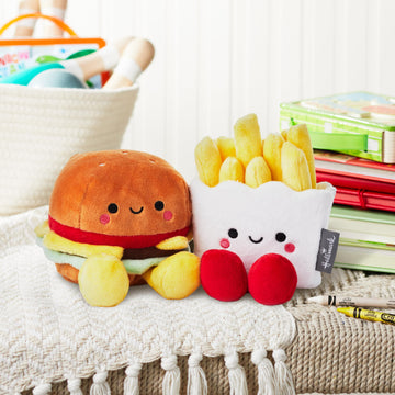 Hallmark Better Together Magnetic Plush (Hamburger And Fries) 5' Stuffed Toys, Easter Gifts For Kids