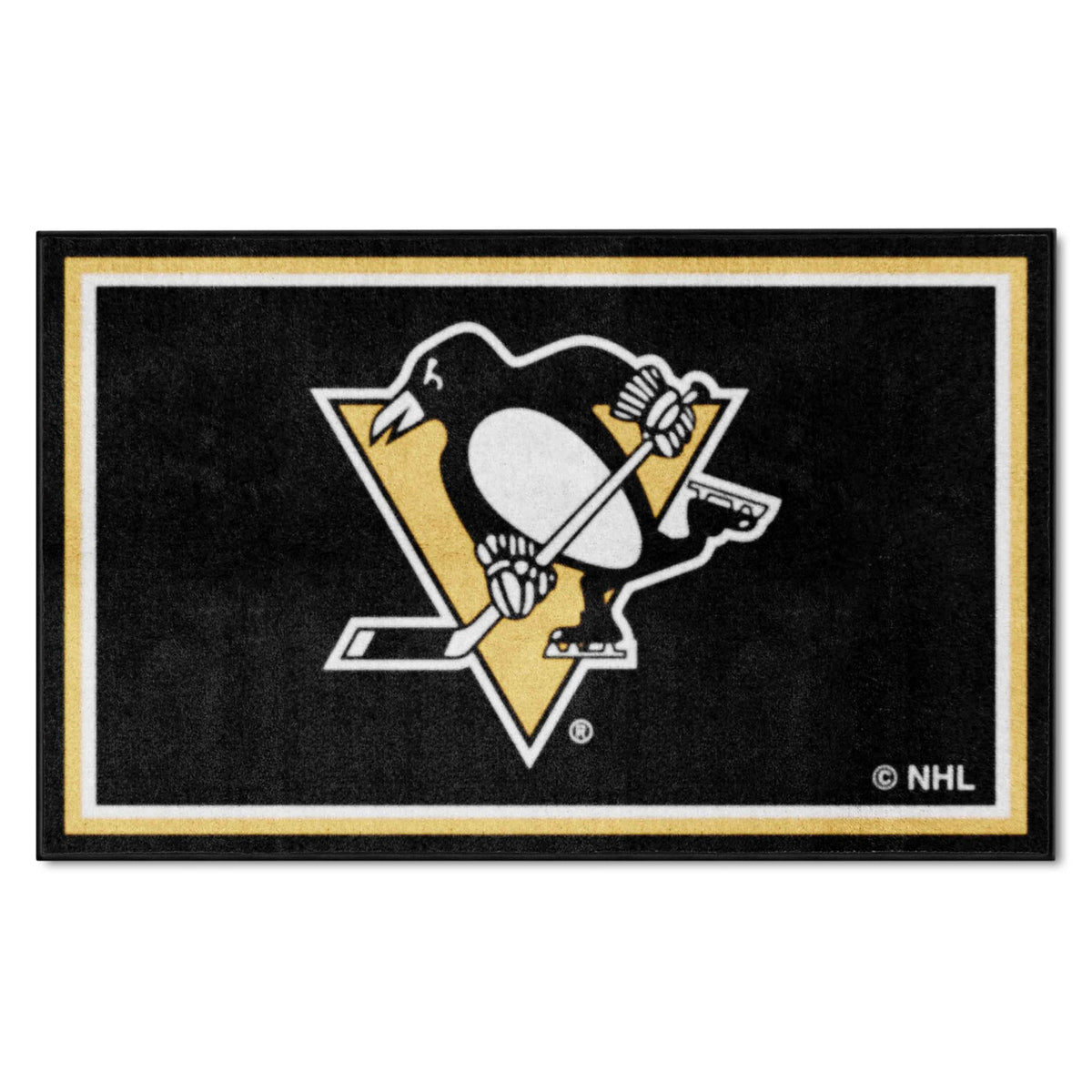 Fanmats 10438 NHL Pittsburgh Penguins Nylon Rug
