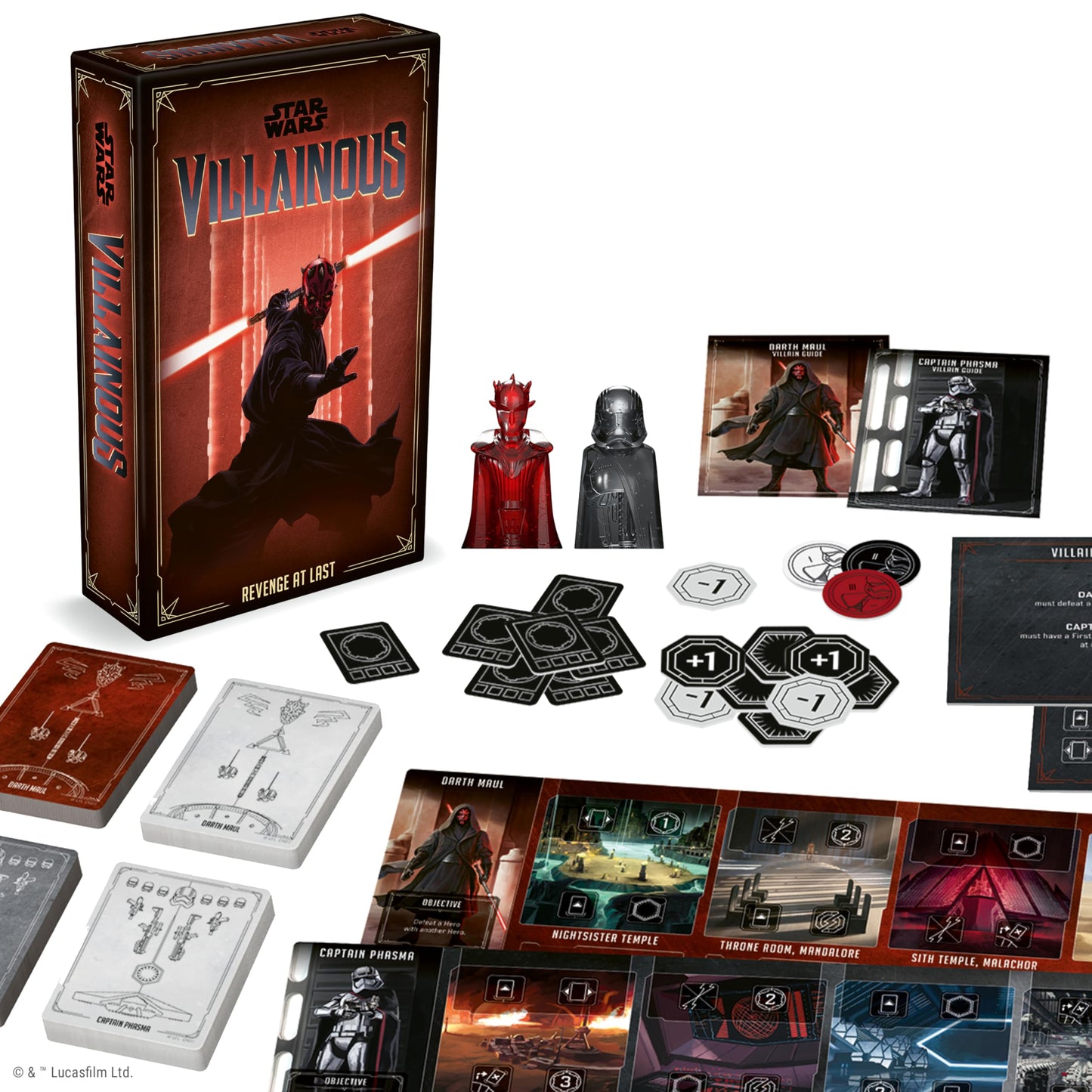 Ravensburger Star Wars Villainous Expandalone Board Game, Strategy for Ages 10+, Multicolor, Model 60001981, Cardboard